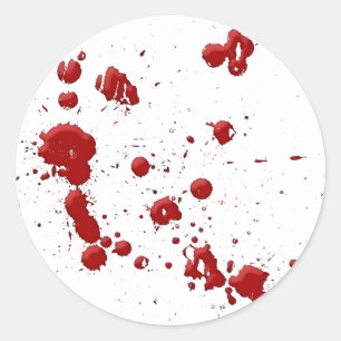 Eeew, ist dieses Blut auf Ihrem Runder Aufkleber