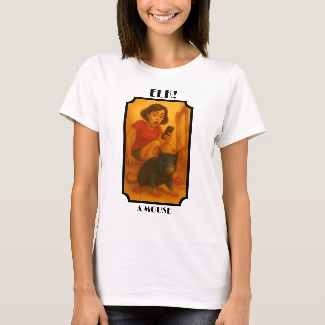 EEK! ein Maus T-Shirt (Vorderseite)