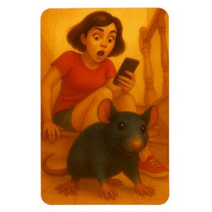 Eek eine Maus Magnet