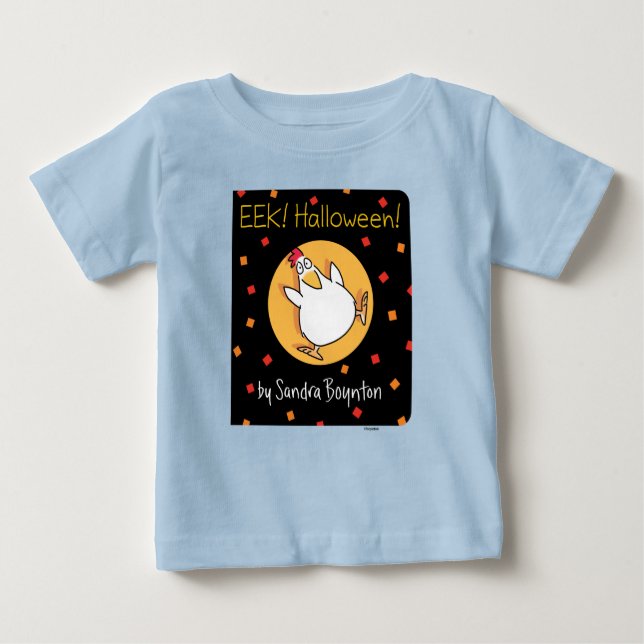 EEK! HALLOWEEN! BOOK COVER [Baby] Sandra Boynton Baby T-shirt (Vorderseite)