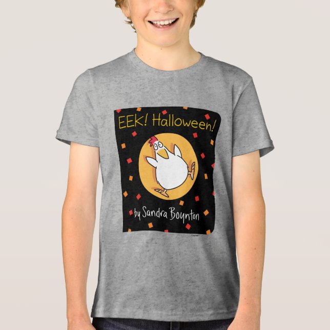 EEK! HALLOWEEN von Sandra Boynton Tri-Blend Shirt (Vorderseite)