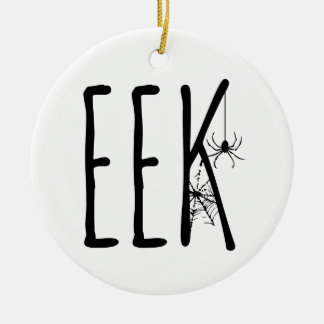 Eek Spinne & Spinnennetz Gruselig Unheimliches Hal Keramik Ornament