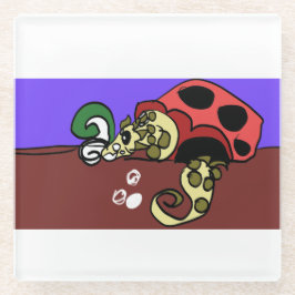 Eel art glasuntersetzer