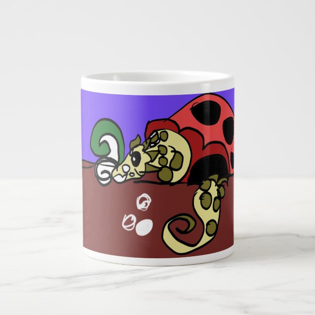 Eel art Jumbo-Tasse (Vorderseite)