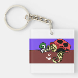 Eel art schlüsselanhänger