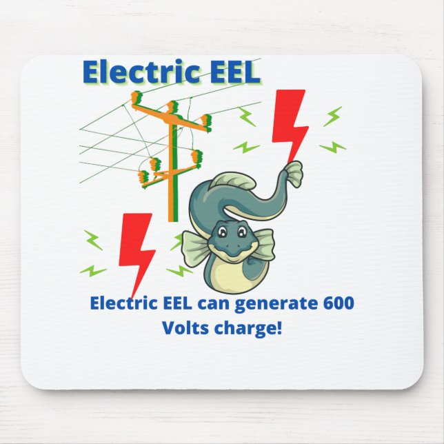 EEL kann 600 Volt erzeugen Mousepad (Vorne)