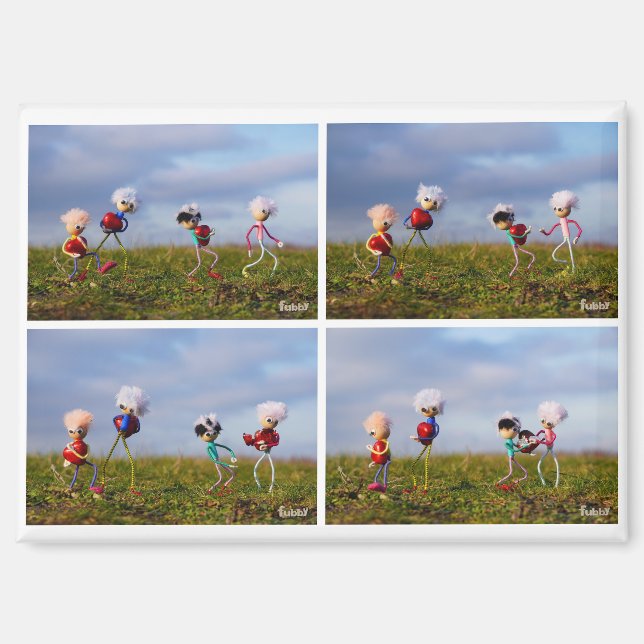 Een fubby Stripverhaal over de liefde. Magnet (Vorderseite)