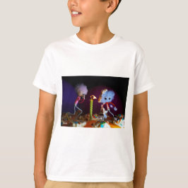 Een wens doen bij het uitblazen van het kaarsje.. T-Shirt