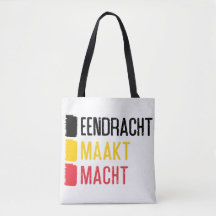 Eendracht Maakt Macht Bag, belgisches Motto