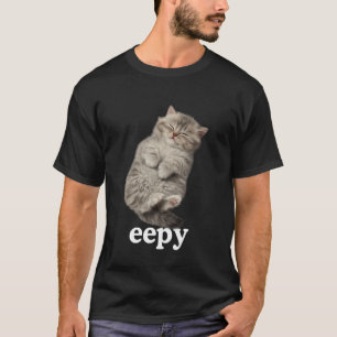Eepy Cat, Alberne Schläfrigkeit Katze Meme Niedlic T-Shirt