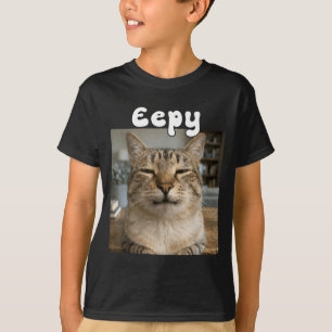 Eepy Cat Lustiger Schlafender Lustiger Katzen-Meme T-Shirt