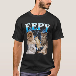 Eepy Cat Lustiges Albernes Verschlafenes Katzen Me T-Shirt