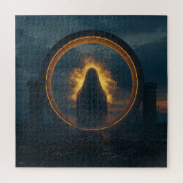 Eerie Ancient Robed Spirit Blick durch Ring Puzzle