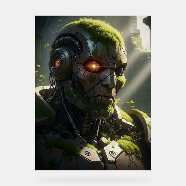 Eerie Android Acrylschild (Vorderseite)