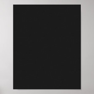 Eerie Black CUSTOMIZABLE Poster