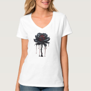 Eerie Black Rose T-Shirt