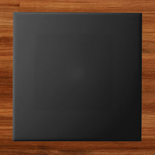 Eerie Black Solid Color Fliese