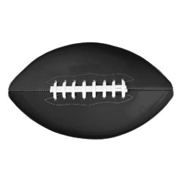 Eerie Black Solid Color Football