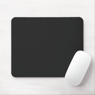 Eerie Black Solid Color Mousepad