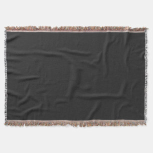 Eerie Black Throw Blanket Decke