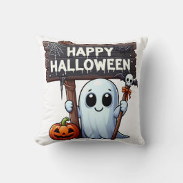 Eerie Echoes: Ein Halloween-Male | Kissen