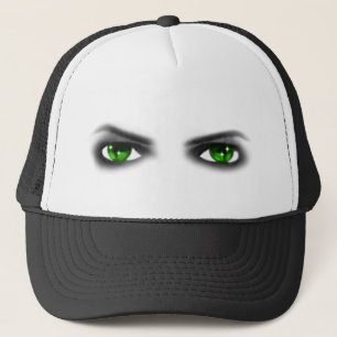 Eerie Green Eyes Truckerkappe