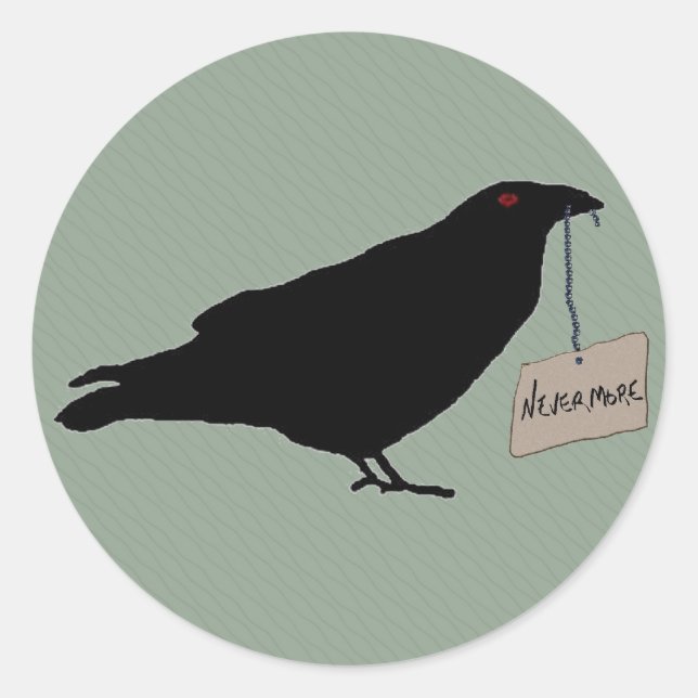 Eerie Raven Sticker Siegel (Vorderseite)