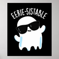 Eerie-resistent Funny Ghost Pun Dark BG