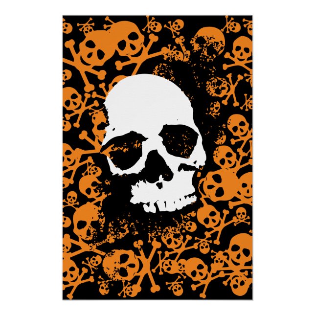 Eerie Symmetry: Ein lebendiges Array von farbenfro Poster (Vorderseite)