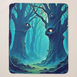 Eerie Woodland Eyes Sherpadecke