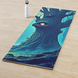 Eerie Woodland Eyes Yogamatte