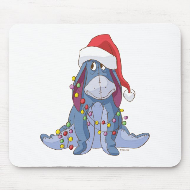 Eeyore Santa Claus  Mousepad (Vorne)