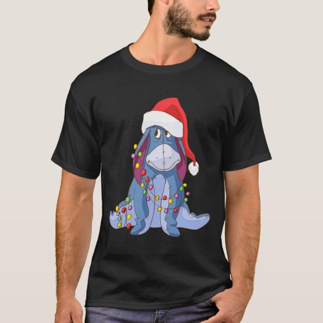 Eeyore Santa Claus  T-Shirt (Vorderseite)