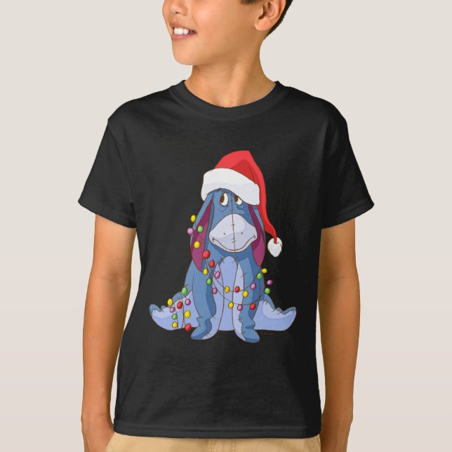Eeyore Santa Claus  T-Shirt (Vorderseite)