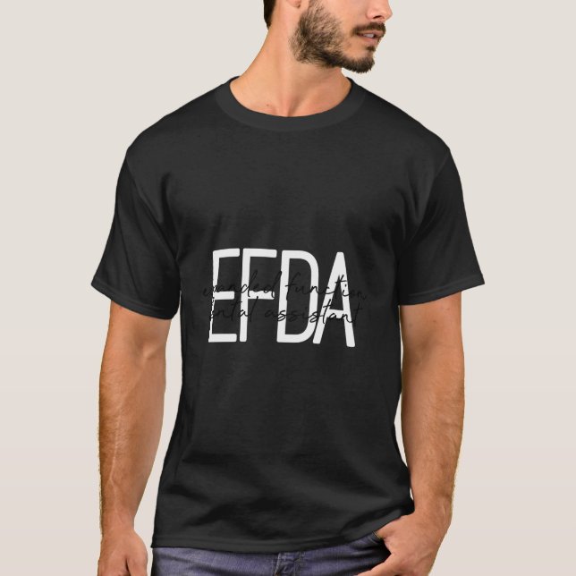Efda erweiterter Funktionstüchtigkeitsassistent T-Shirt (Vorderseite)