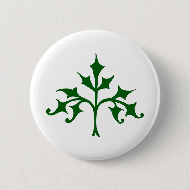 Efeu-Baum Button (Vorderseite)