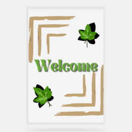 Efeu des Hochzeitszeichens Acrylschild