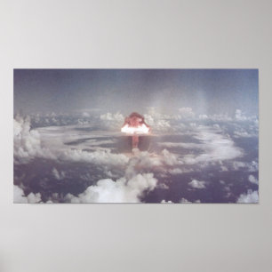 Efeu-Mike - nuklearer Test 1952 - US-Kernwaffen in Poster