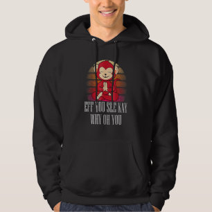 Eff Sie Kay, warum Sie Affe Yoga Retro Vinta sehen Hoodie