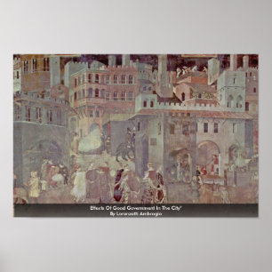 Effects Of Good Government In The City" Poster
