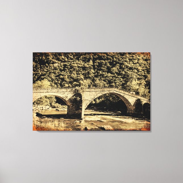 EFFEKT GRUNGE auf dem Leinwand (Vorderseite)