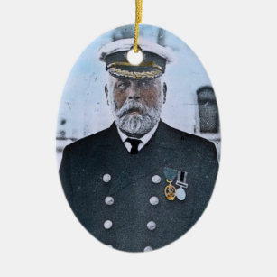 Effektivwert titanischer Kapitän Edward J. Smith Keramikornament