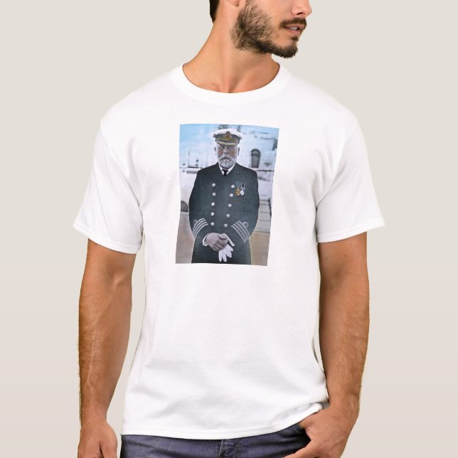 Effektivwert titanischer Kapitän Edward J. Smith T-Shirt (Vorderseite)