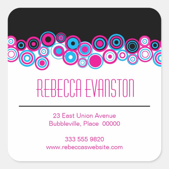 Effervescence Personal Contact Sticker (Vorderseite)