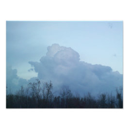 Effervescence Shades of Blue Fotodruck