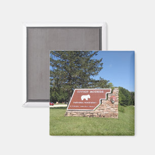 Effigy Mounds Nationales Monument Unterschrift Magnet