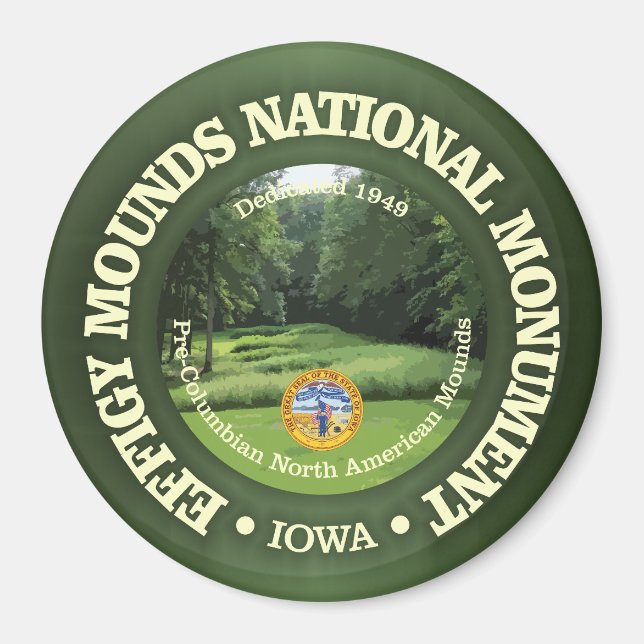 Effigy Mounds (NM) Magnet (Vorne)