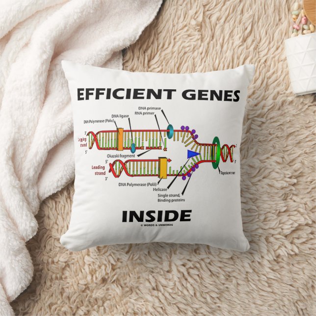 Effiziente Gene im Spaß der DNA-Replikation Kissen (Decke)
