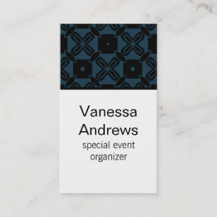Efforless Beauty Business Card, Dunkelblau Visitenkarte