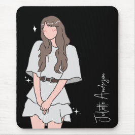 Efforless beauty Girl Anpassbar Mousepad